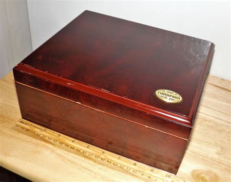 1915 thompson & co inc metal box|1915 thompson humidor for sale.